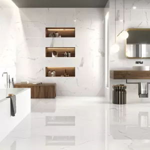 Azulejo 30X90 CALACATA BRANCO com BRILHO